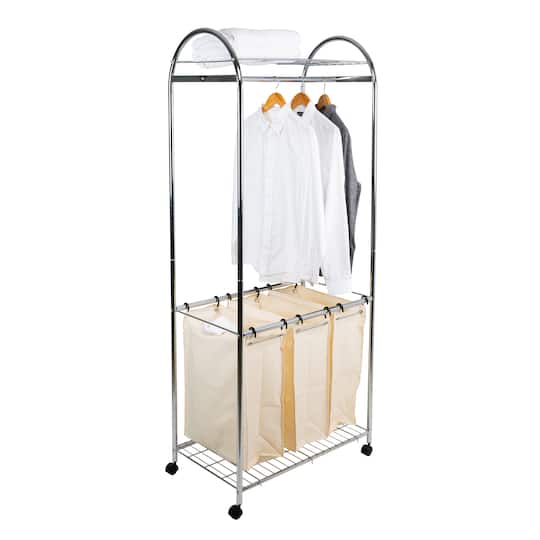 Organize It All Laundry Sorter With Canvas Bags Michaels